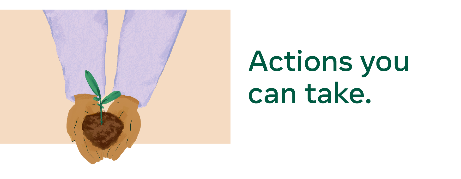 Actions you can take graphic